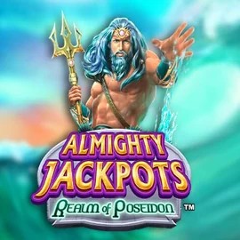 Almighty Jackpots – Realm of Poseidon logo by Novomatic at Catspins Casino