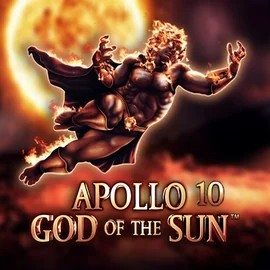 Slots logo of Apollo God of the Sun from Novomatic at Catspins Casino