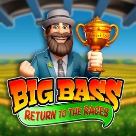 Big Bass Return to the Races by Pragmatic Play, showcased at catspinscasino.eu.com – game logo