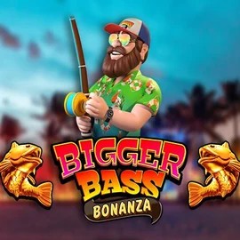 Bigger Bass Bonanza logo – Slots by Pragmatic Play at Catspins Casino