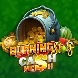 Burning Slots Cash Mesh online game logo by BF Games on catspinscasino.eu.com