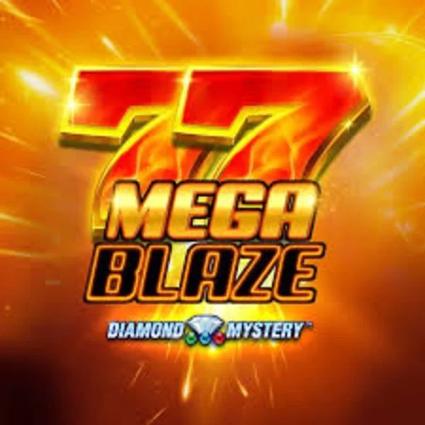 Diamond Mystery Mega Blaze by Greentube, showcased at catspinscasino.eu.com – game logo