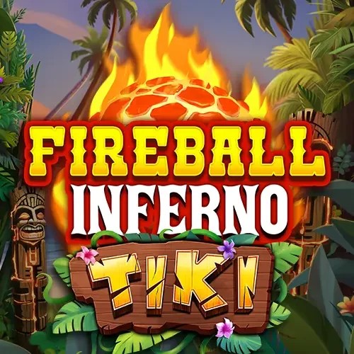 Fireball Inferno Tiki game by NetEnt – logo hosted on Catspins Casino