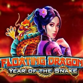 Floating Dragon Year of the Snake by Pragmatic Play, showcased at catspinscasino.eu.com – game logo