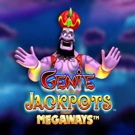 Jackpots logo of Genie Jackpots Megaways from Blueprint Gaming at Catspins Casino
