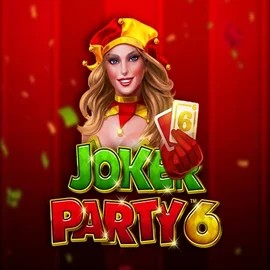 Official Slots logo: Joker Party 6 by Greentube at Catspins Casino