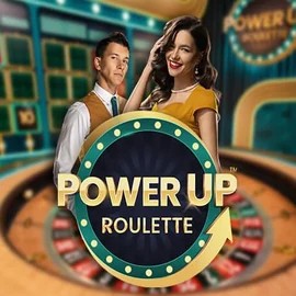 PowerUP Roulette logo by Pragmatic Play Catspins Casino