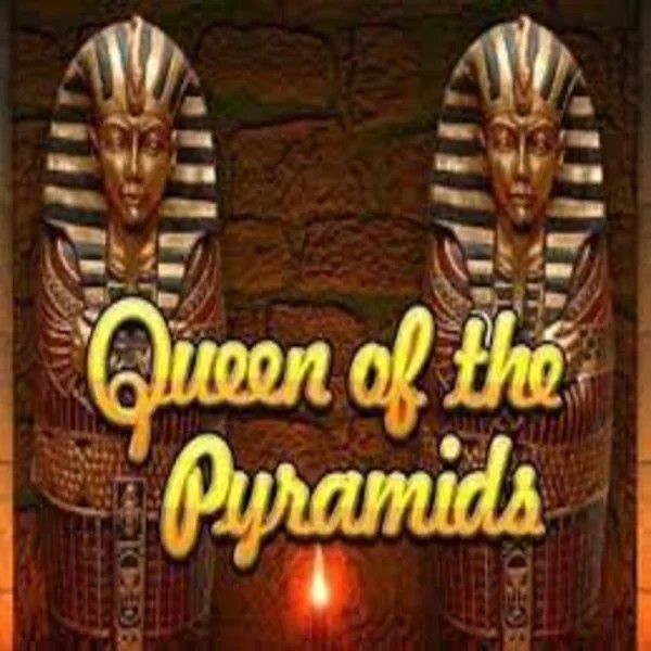 Queen of the Pyramids logo by Playtech at Catspins Casino