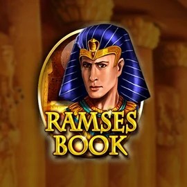 Ramses Book Deluxe logo by Gamomat at Catspins Casino