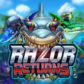 Razor Returns game by Push Gaming – logo hosted on Catspins Casino