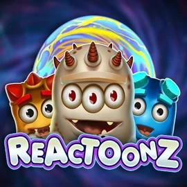 Reactoonz logo by Play'n GO Catspins Casino