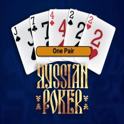 Russian Poker slot icon by OneTouch Games, available at Catspins Casino