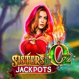 Sisters Of Oz Jackpots by Triple Edge Studios, showcased at catspinscasino.eu.com – game logo