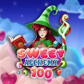 Sweet Alchemy 100 logo – Slots by Play'n GO at Catspins Casino