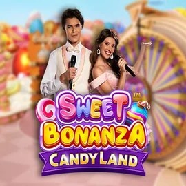 Sweet Bonanza Candy Land Live slot visual from Pragmatic Play available on catspinscasino.eu.com