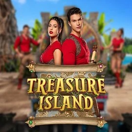 Treasure Island logo by Pragmatic Play at Catspins Casino