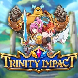 Official Slots logo: Trinity Impact by  at Catspins Casino