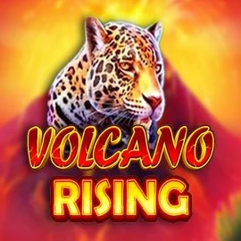 Volcano Rising online game logo by RubyPlay on catspinscasino.eu.com